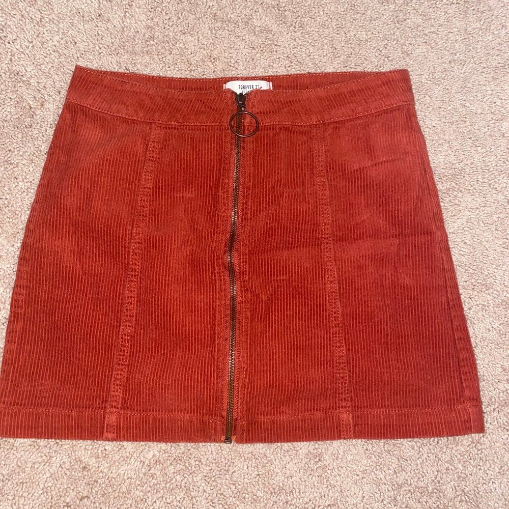 orange skirt